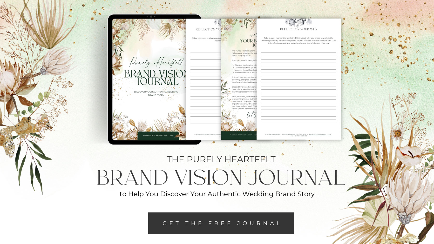 free brand vision journal